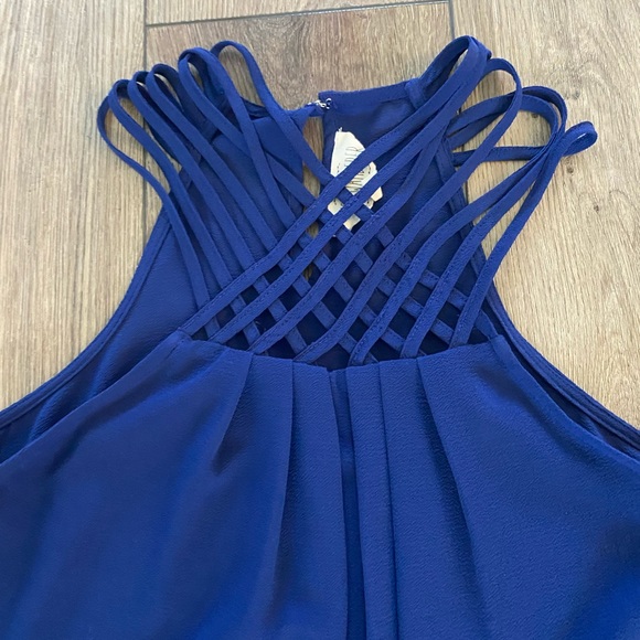 Sweet Wanderer Royal Blue Tank Top. - Picture 4 of 5